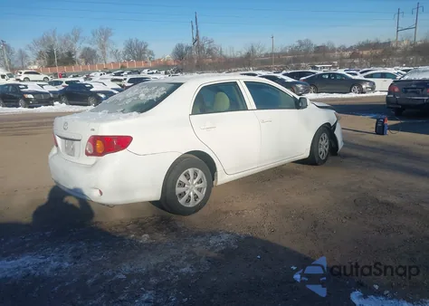 2009 Toyota Corolla Le z USA, uszkodzony, nr VIN JTDBL40E199022679
